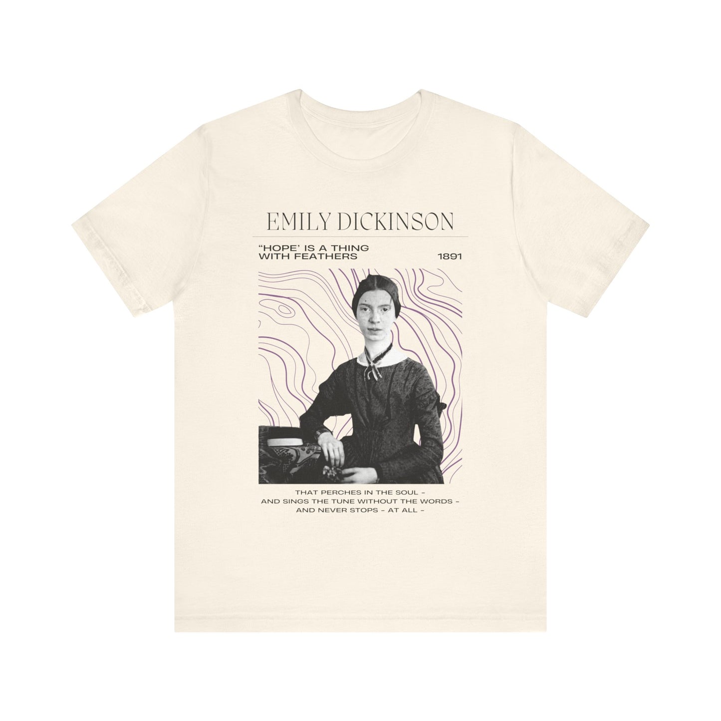 Emily Dickinson Unisex Bella+Canvas Tshirt