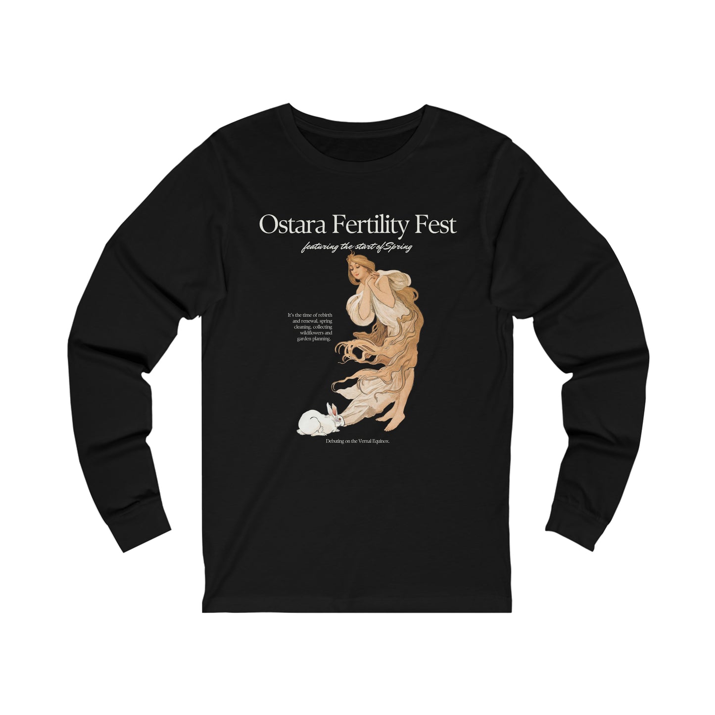 Ostara Unisex Jersey Long Sleeve Shirt, Wheel of the Year