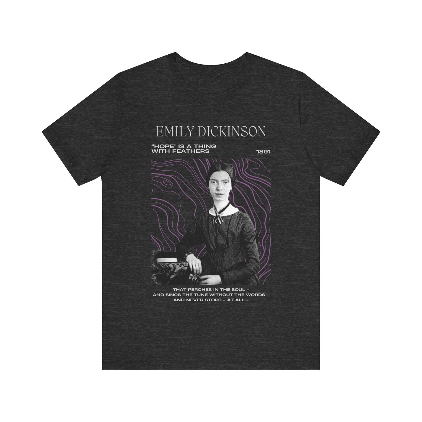 Emily Dickinson Unisex Bella+Canvas Tshirt