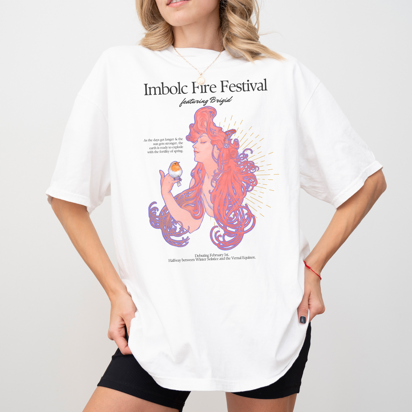 Imbolc Fire Fest Featuring Brigid Unisex Comfort Colors TShirt