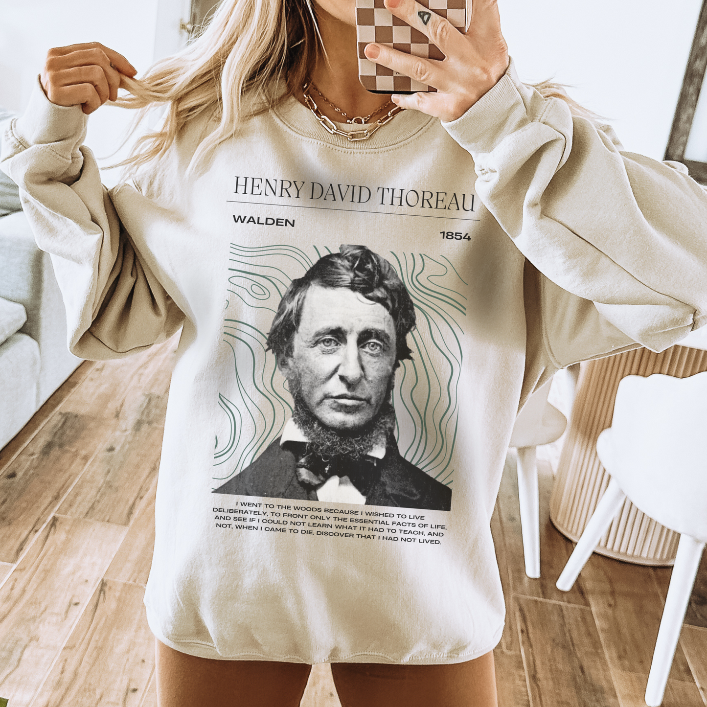 Henry David Thoreau Comfy Unisex Sweatshirt