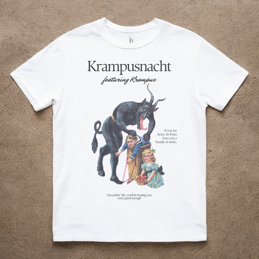 Krampusnacht Unisex TShirt, Bella+Canvas Krampus Holiday Shirt