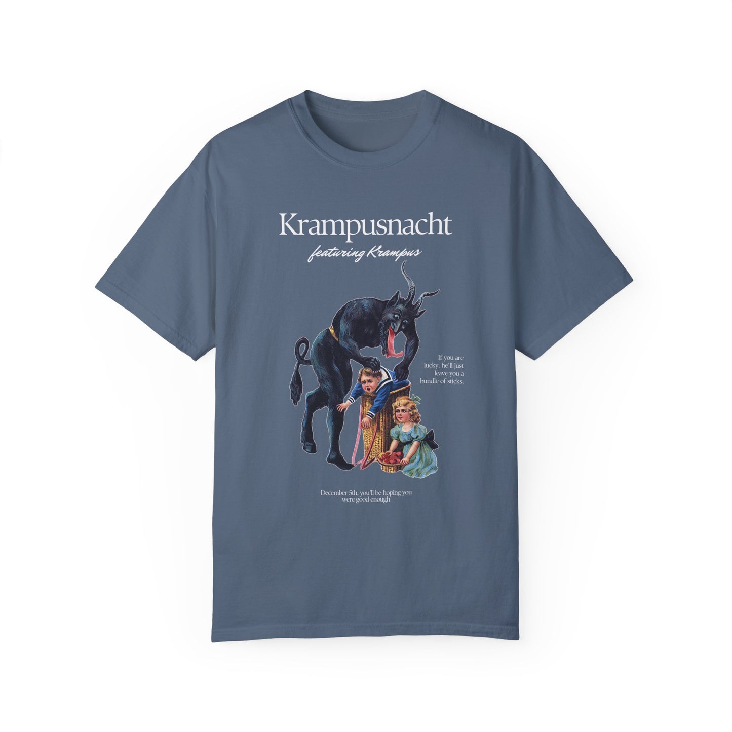 Krampusnacht Comfort Colors Unisex Shirt, Krampus Holiday Shirt